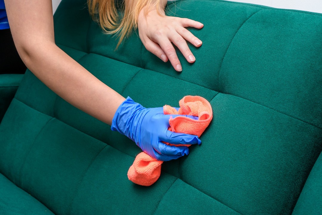 Cleaning upholstery after a party can be a chore.