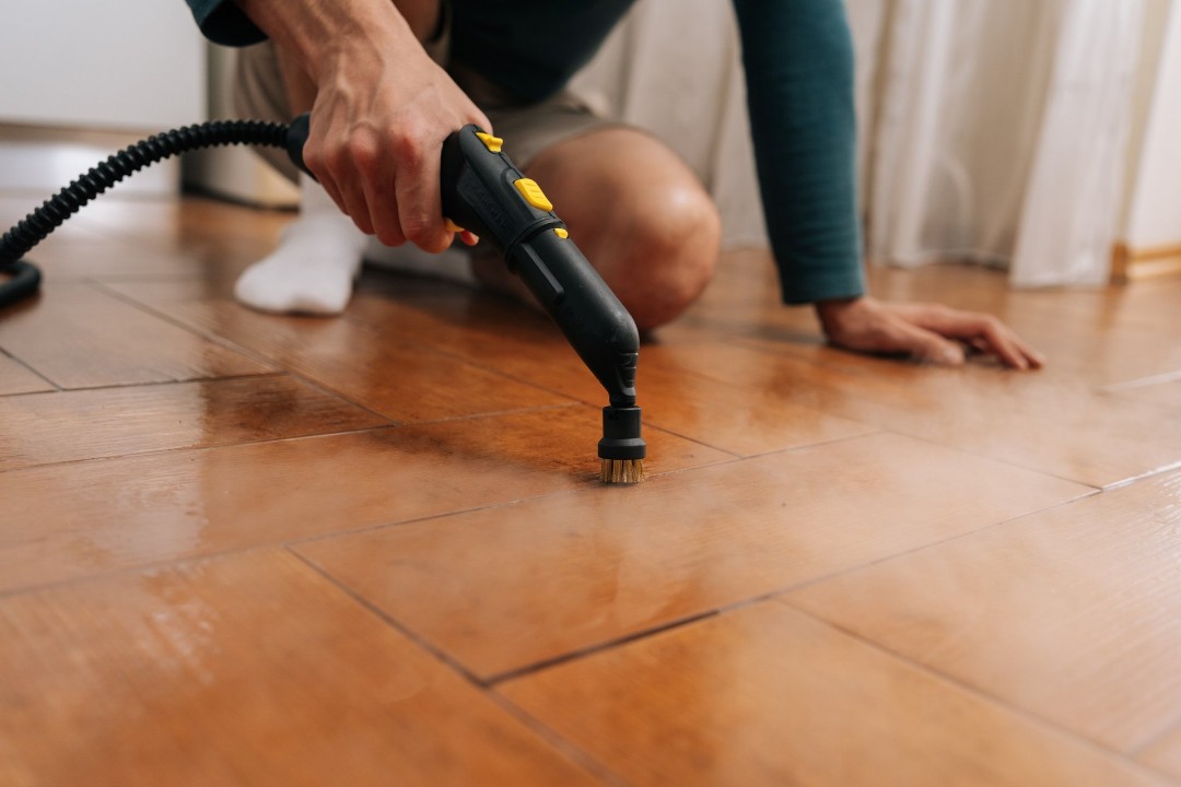 Professional tile grout cleaning